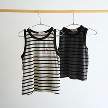 画像をギャラリービューアに読み込む, (boneoune)border tank top
