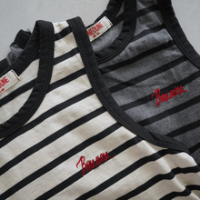 画像をギャラリービューアに読み込む, (boneoune)border tank top

