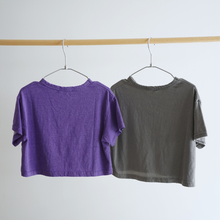 画像をギャラリービューアに読み込む, (boneoune)vintage cropped tee
