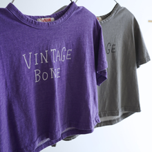 画像をギャラリービューアに読み込む, (boneoune)vintage cropped tee
