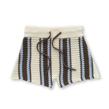 画像をギャラリービューアに読み込む, (GROWN)Stripe knit shorts
